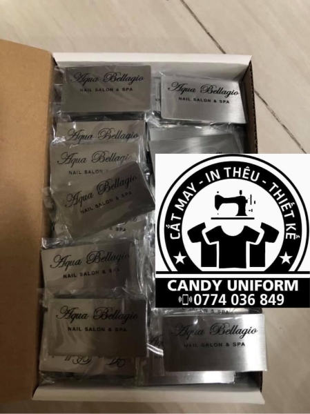 Bảng tên - Candy Uniform - Xưởng May Đồng Phục Hà Phong Phát